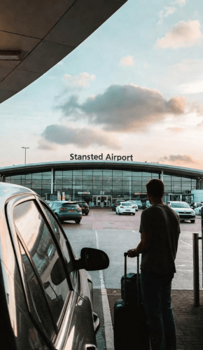 Travelers at airport