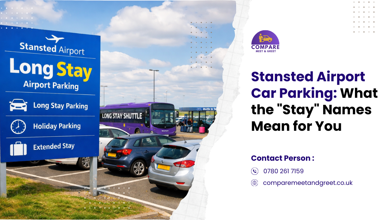 Stansted Airport Car Parking: What the “Stay” Names Mean for You
