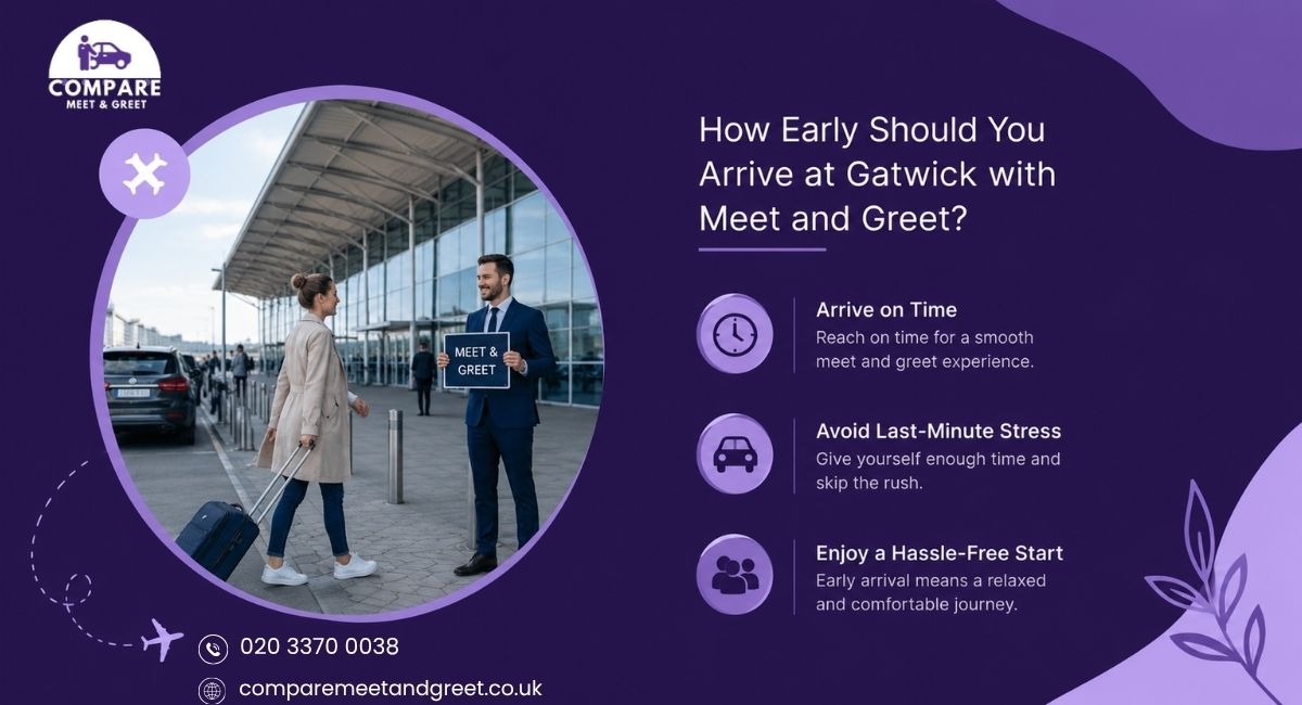 How Early Should You Arrive at Gatwick with Meet and Greet?