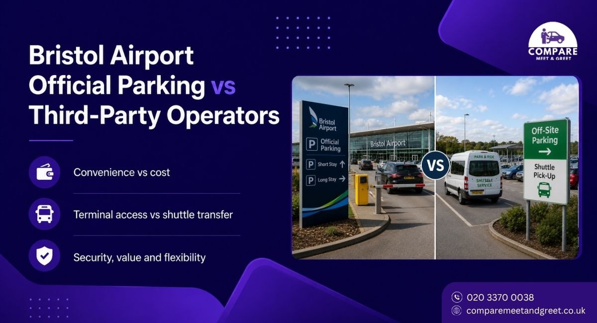 Bristol Airport Official Parking vs Third-Party Operators: Key Differences