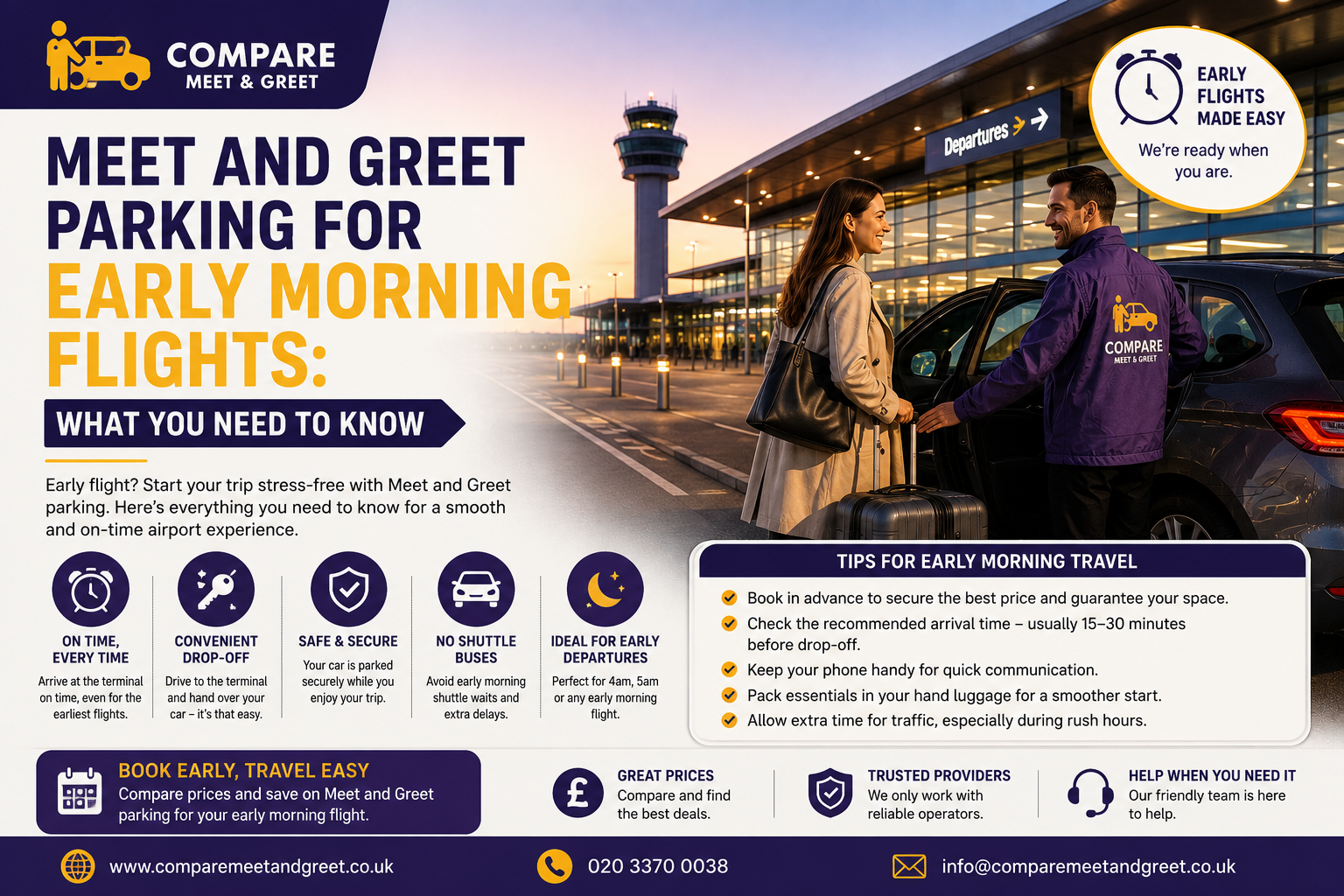 Meet and Greet Parking for Early Morning Flights: What You Need to Know
