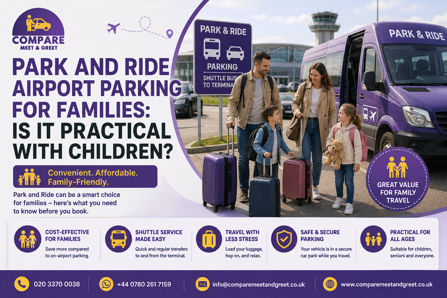 Park and Ride Airport Parking for Families: Is It Practical With Children?
