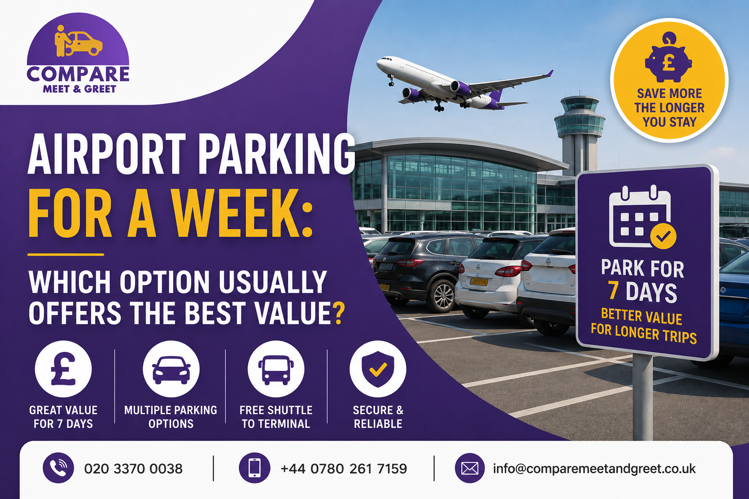 Airport Parking for a Week: Which Option Usually Offers the Best Value?
