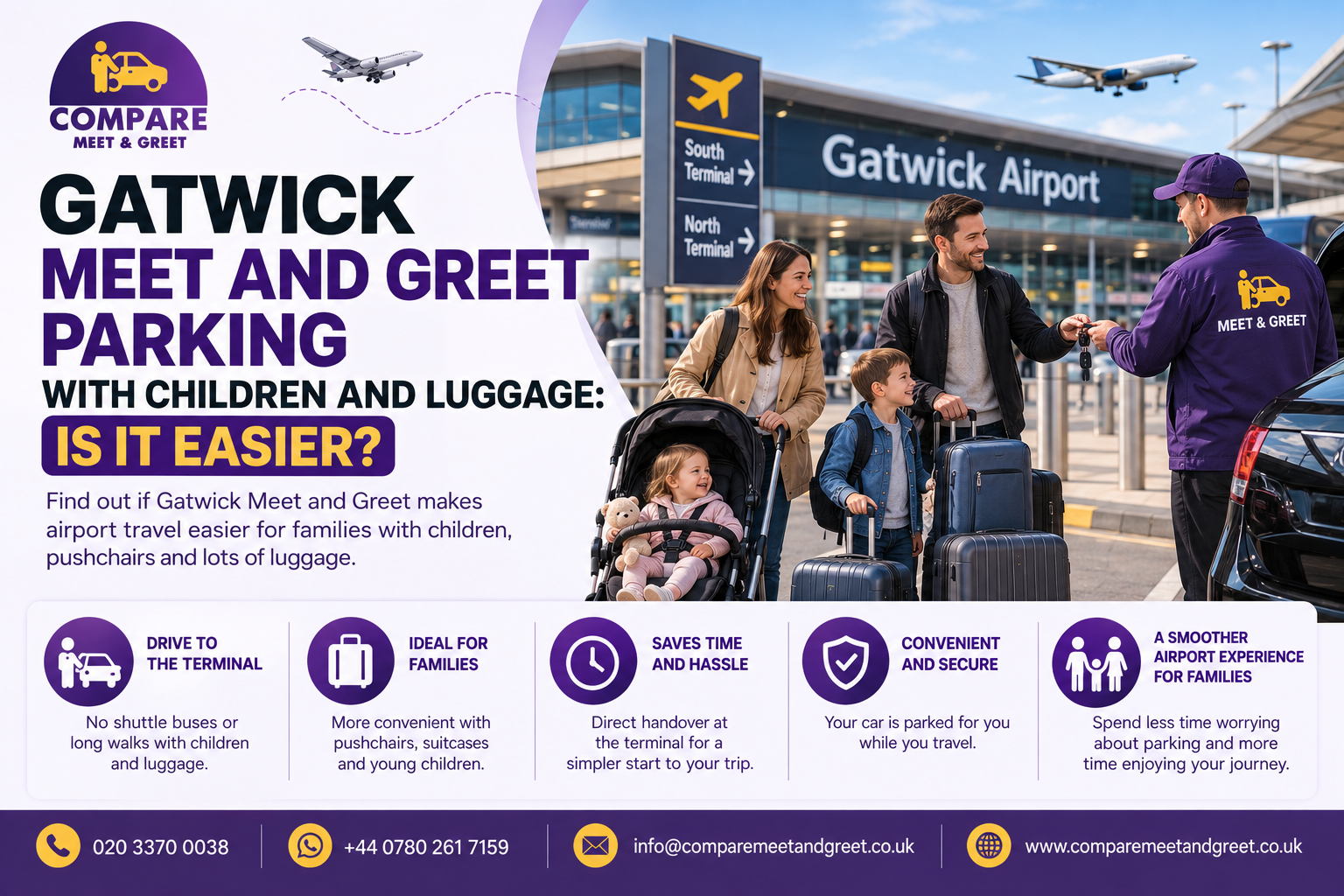 Gatwick Meet and Greet Parking with Children and Luggage: Is It Easier?